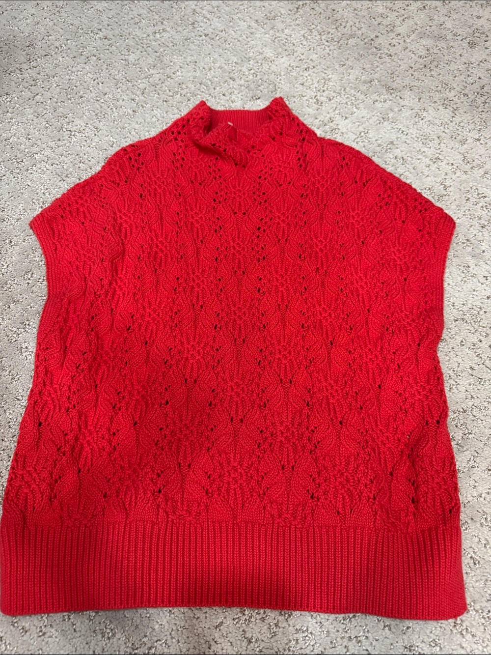 Free People mockneck sweater vest